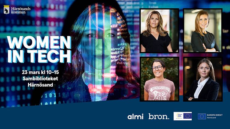 Välkommen till Women in Tech i Härnösand den 23 mars