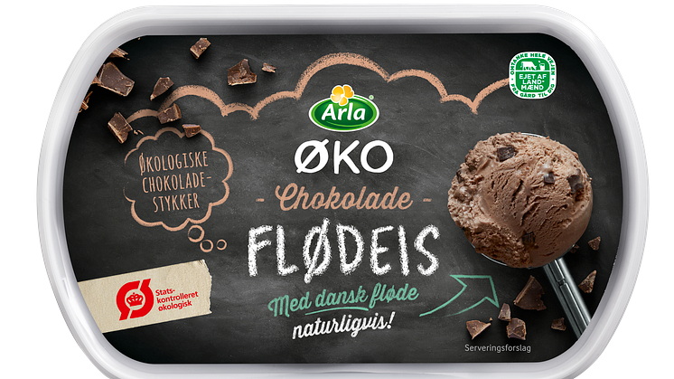 Arla Øko Flødeis Chokolade
