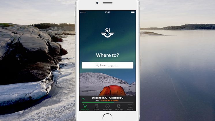 Nu finns SJs prisbelönade app på engelska.