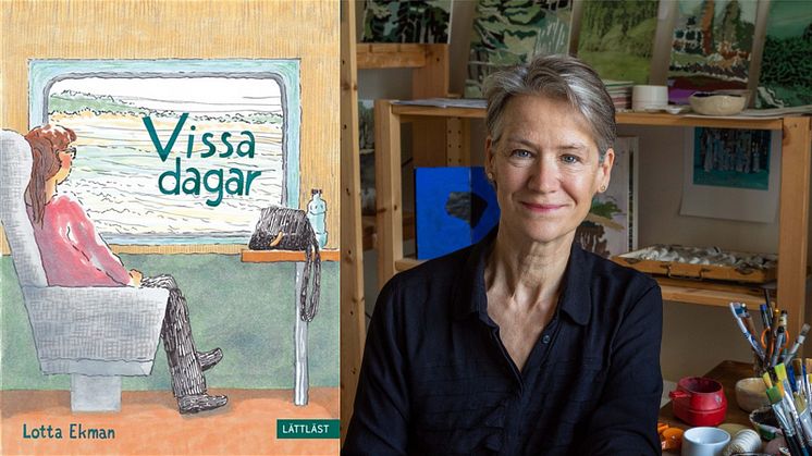 Omslaget till Vissa dagar. Lotta Ekman, foto Anund Baltiswiler.