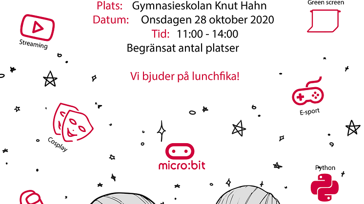 Tjejhack, för tjejer, av tjejer, på höstlovet på Gymnasieskolan Knut Hahn.