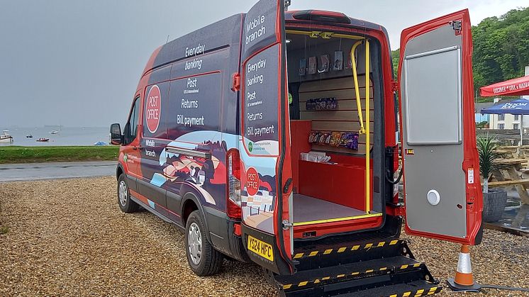 First electric Mobile Post Office successfully trialled in Wales