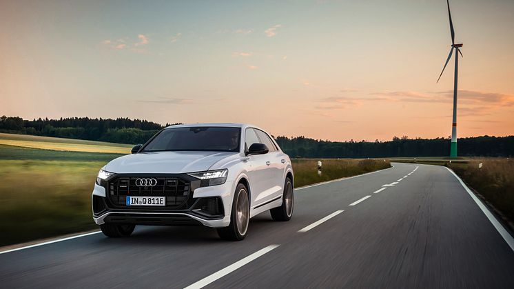 Audi Q8 60 TFSI e quattro (Gletsjerhvid)