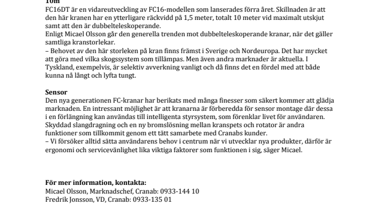 Största dubbelteleskoperande skotarkranen
