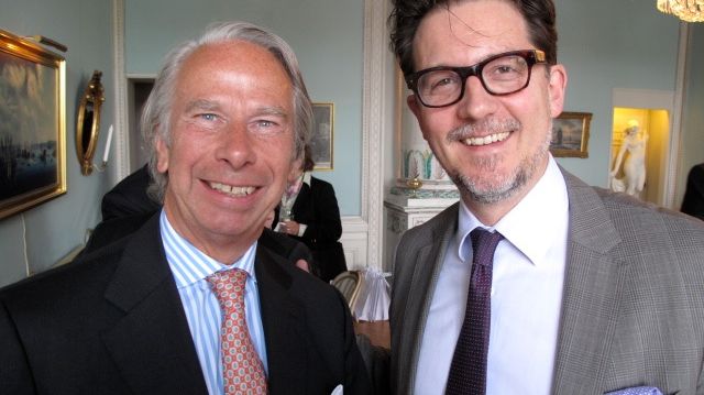 Cavotec Vice President Lars Hellman and Open's David Gray attend Cavotec's AGM 