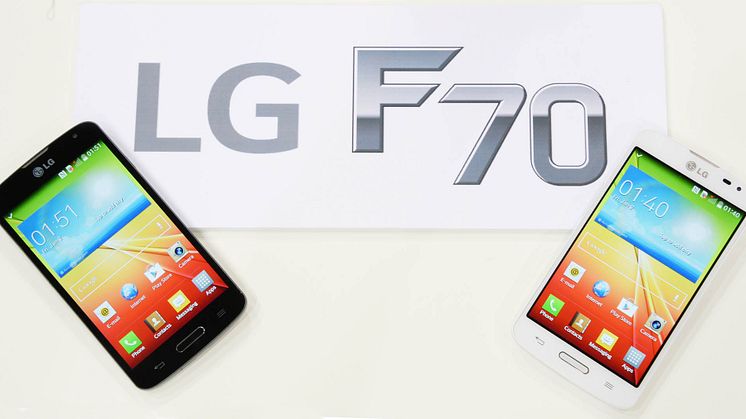 NYE F70 ER ET FRISKT TILSKUDD TIL LGs F-SERIE PRISVENNLIGE 4G-MOBILER