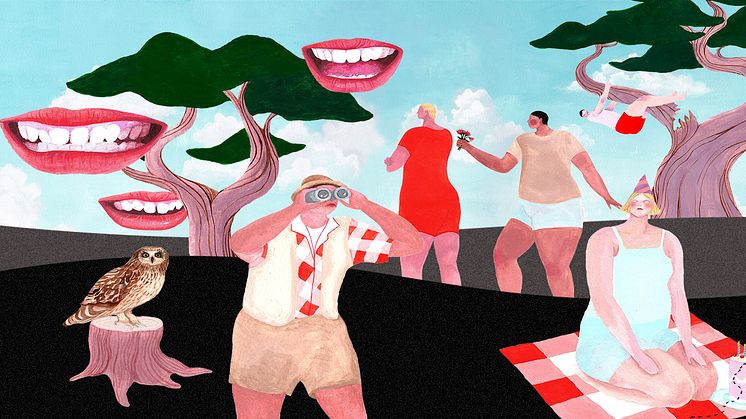 Lyckliga i alla våra dagar. Illustratör: Saga Arbman