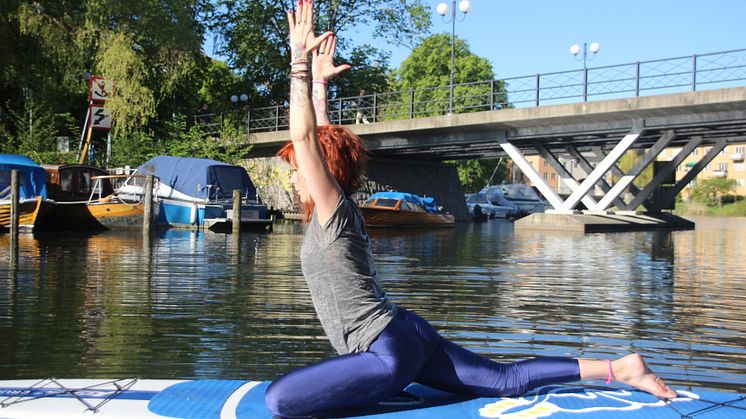 Utomhusyoga och SUP-yoga i hela sommar-sverige!