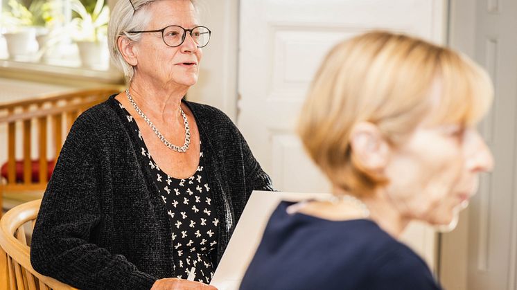 Cirkeldeltagaren Eva Önnesjö. Fotograf: Andreas Ljungman