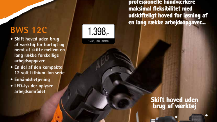 AEG multiværktøj flyveblad