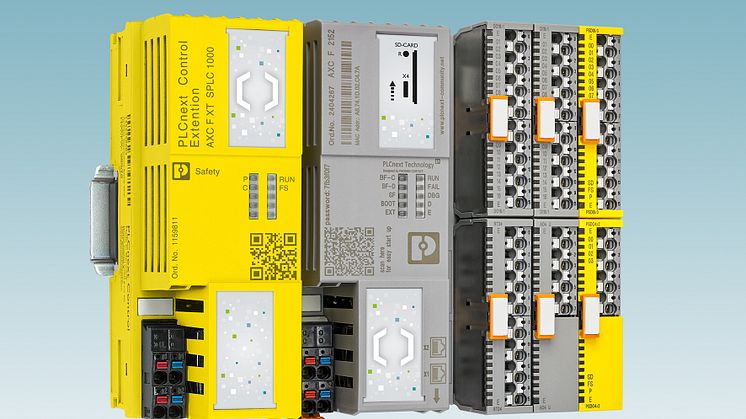 Left-alignable extension system makes it easy to customise PLCnext Control devices to changed demands 