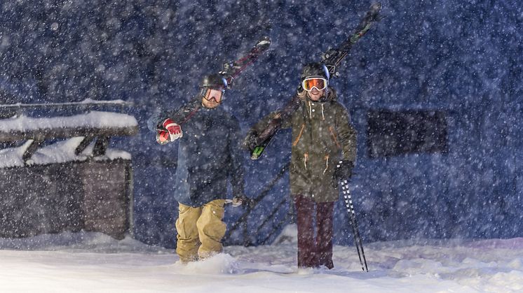 Snöfall januari 2016
