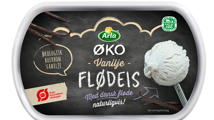 Arla Øko Flødeis Vanilje