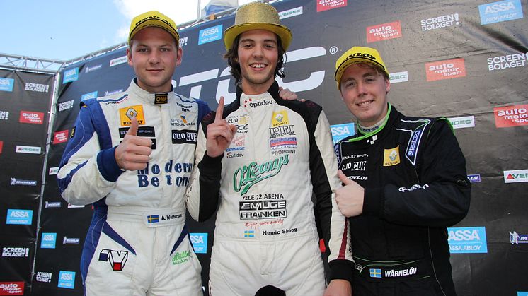Henric Skoog mästare i Clio Cup efter dramatisk avslutning