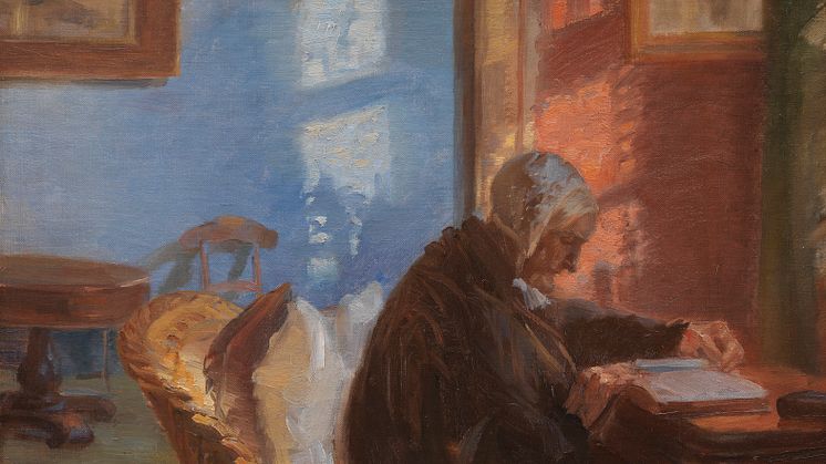 Anna Anchers Kunstnerens mor (1909) 