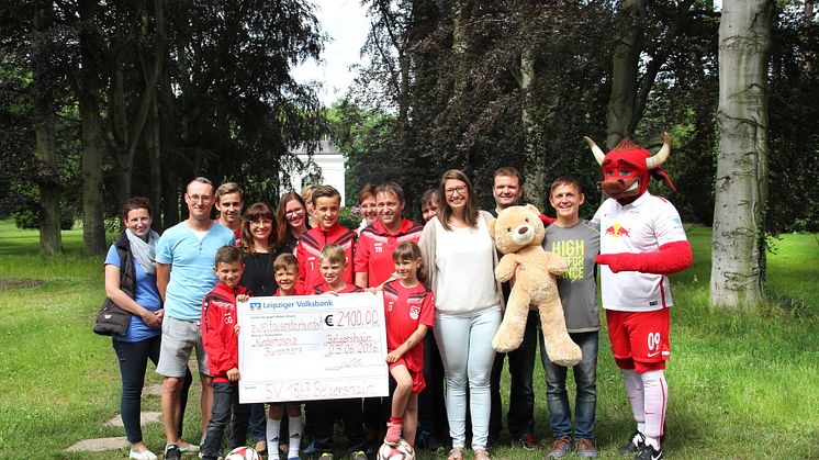 SV 1863 Belgershain übergibt Spende im Kinderhospiz