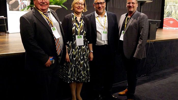 Lennart Magnusson, Elizabeth Hanson, Saul Becker och Tim Moore.