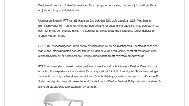 P77 har landat!