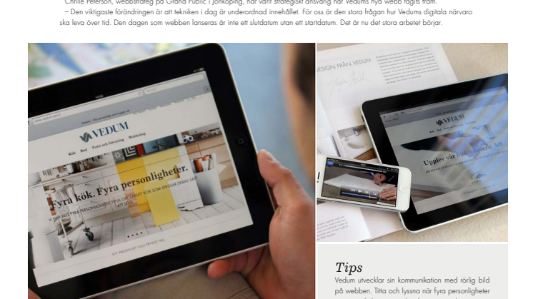 Vedum bygger för digital framtid