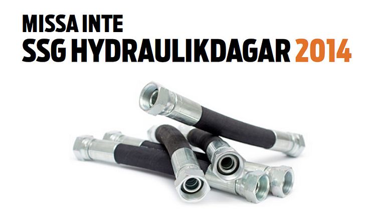 Säkerheten i fokus på SSG Hydraulikdagar 2014
