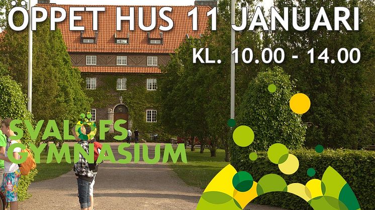 Öppet Hus på Svalöfs gymnasium