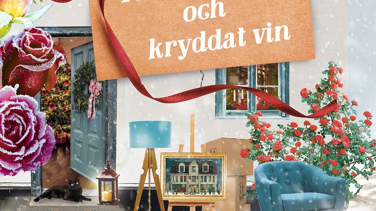 Frostiga rosor och kryddat vin omslag ljudbok