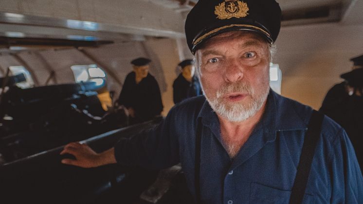 Skuespiller Uffe Kristensen i forestillingen "Rejsen"