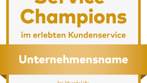 Service-Champions 2016: Bei wem erleben die Kunden den besten Service? 