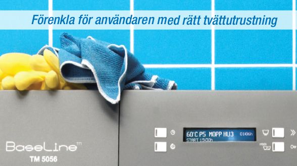 Mopptvättmaskiner som förenklar användaren