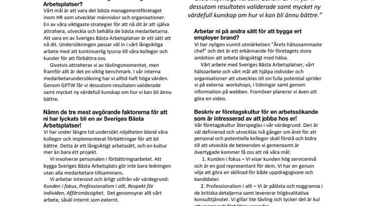 VD Har ordet  - PETER WESTFORD Navigio Rekrytering & Ledarskap