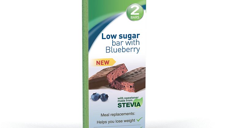 2 pack Low sugar bar with Blueberry