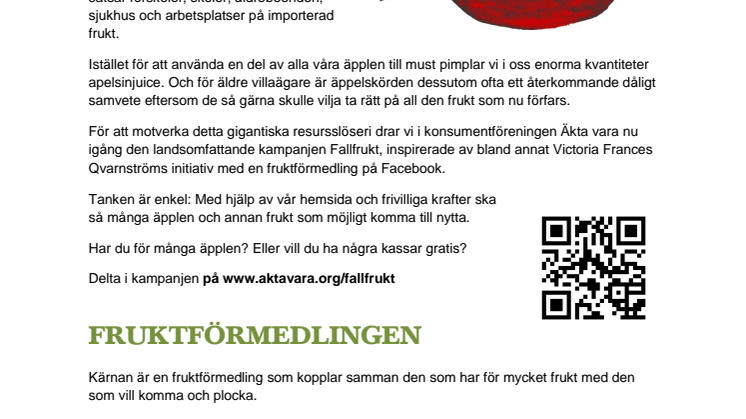 Rädda fallfrukten!