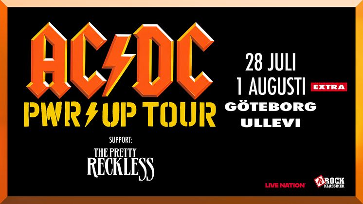 ENORM EFTERFRÅGAN – AC/DC ADDERAR EN EXTRAKONSERT PÅ ULLEVI 2025!
