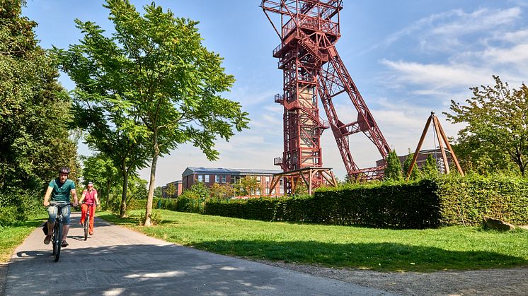 Fördergerüst am Phänomania Erfahrungsfeld, Essen