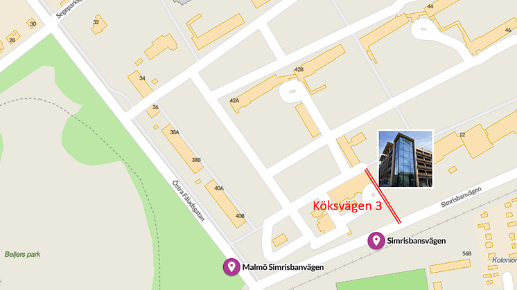 Kartan Köksvägen 3