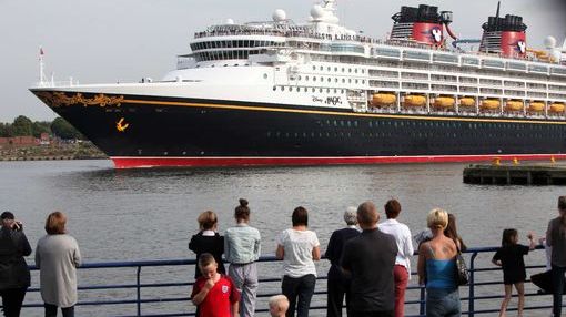 Disney Magic on the Tyne. Picture courtesy of Evening Chronicle.