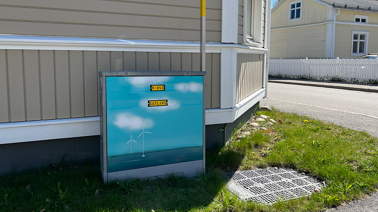 Ännu mera konst på elskåp i Piteå!