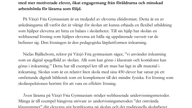 Gymnasiet som bryter ny mark med sin heldigitala strategi