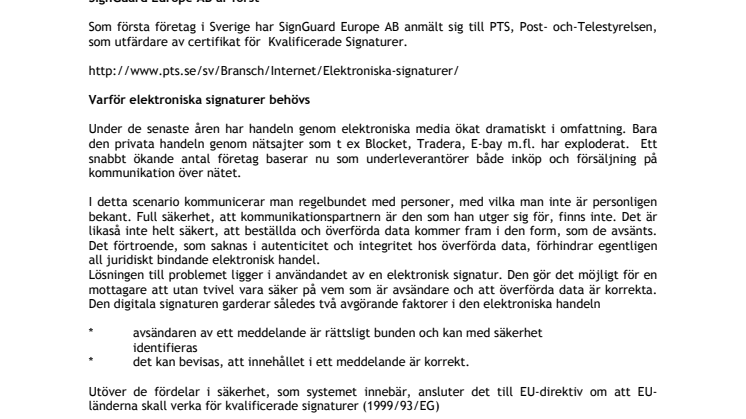 Svensk E-legitimation får internationell standard
