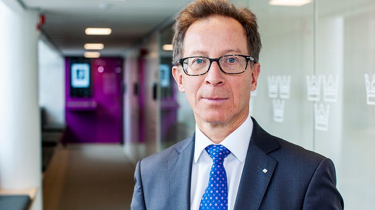 Högskolan Västs nya styrelseordförande Hans Lindblad. Foto: Riksgälden