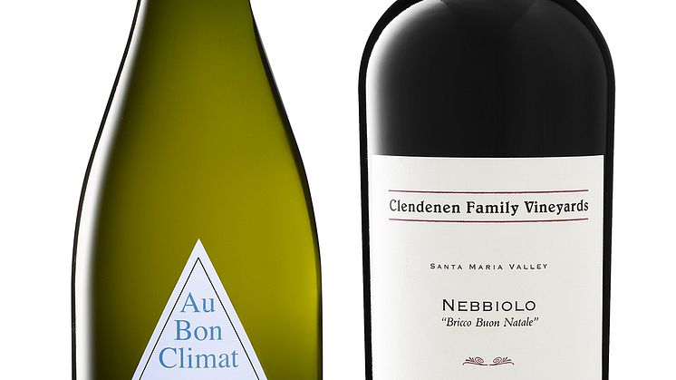Två unika och spännande tillskott i Systembolagets beställningssortiment från den legendariske vinmakaren Jim Clendenen på Au Bon Climat, Kalifornien.