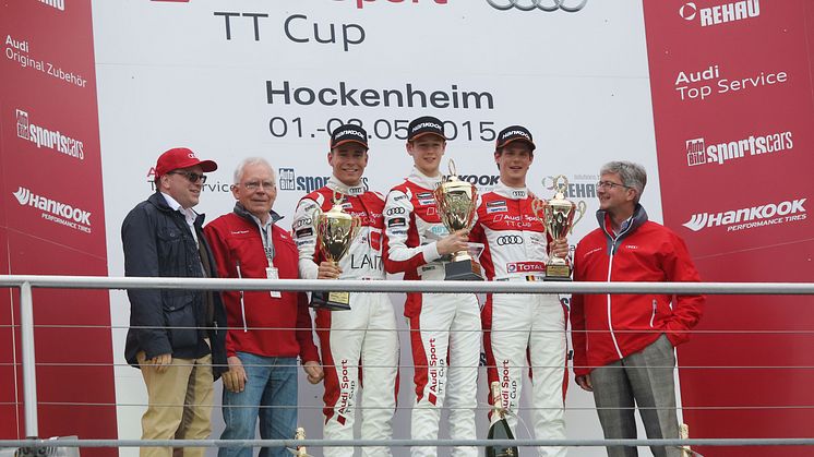 Prof. Thomas Sigi, Prof. Dr. Ulrich Hackenberg, Nicolaj Møller Madsen (DK), Dennis Marschall (D), Alexis van de Poele (B), Prof. Rupert Stadler