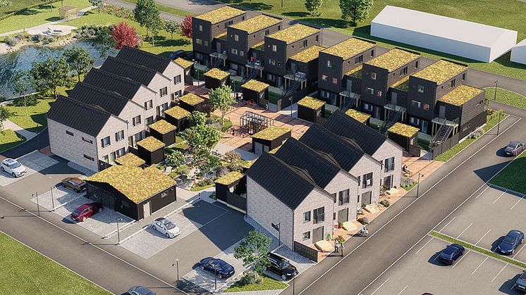 ﻿Pressinbjudan: Välkomna till första spadtaget för Brf Grönskan den 8 november
