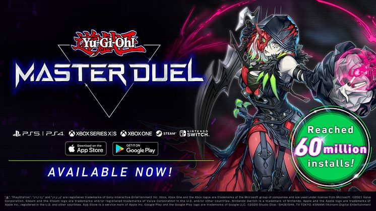 YU-GI-OH! MASTER DUEL CELEBRATES 60 MILLION DOWNLOADS