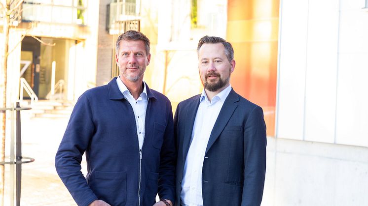 Jens Albrektsson, Vd Trainor Sverige AB och Stian Martinsen, Vd Trainor Elsikkerhet AS och Trainor Group