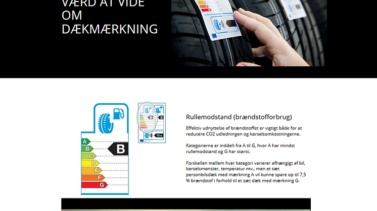 Dæklabel.dk hjælper med oplysninger om dækmærkning