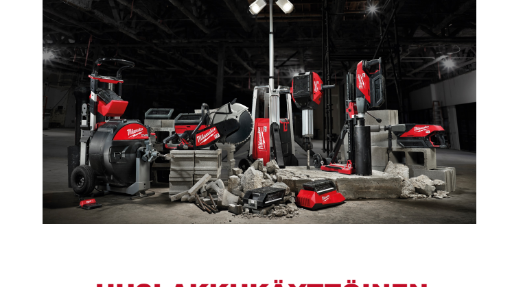 UUSI AKKUKÄYTTÖINEN MILWAUKEE® MX FUEL™ -JÄRJESTELMÄ VALLOITTAA TYÖMAAT