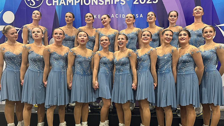 VM synkroniserad konståkning: Säsongsbästa och en 9:e plats för Team Inspire