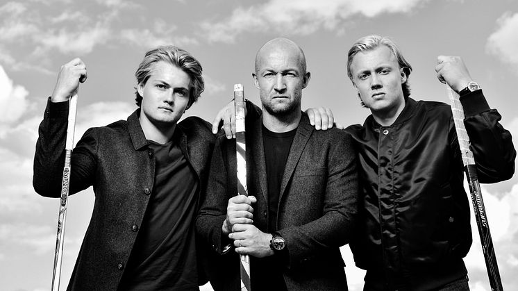 NHL Stars - William, Alexander and Michael Nylander, new Sjöö Sandström Brand Ambassadors