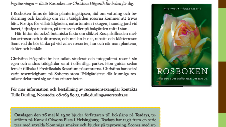 Rosboken - för dig som drömmer om rosor